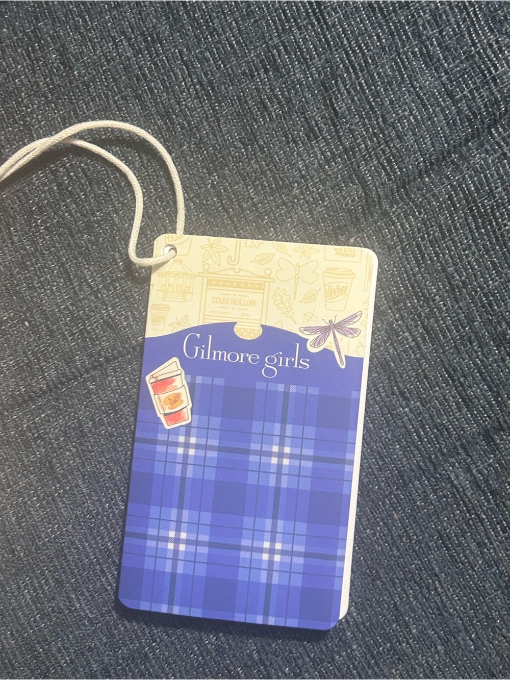 Gilmore Girls -Beige Patterned Crossbody Bag - Picture 3 of 5